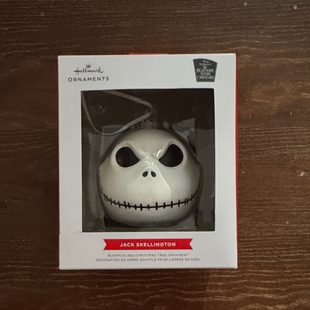 Hallmark Jack Skellington Ornament - White & Black